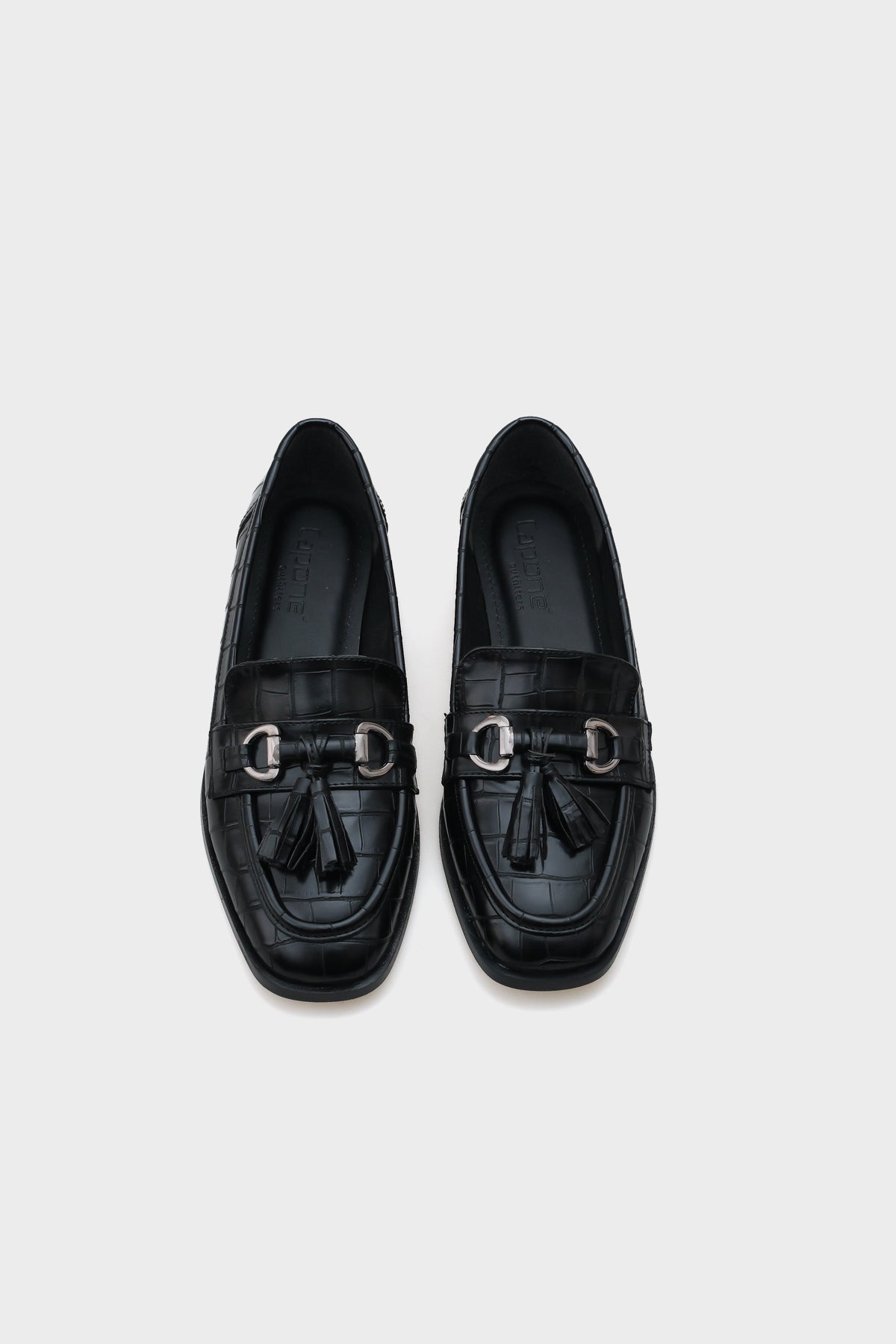 Carolin Metal Tokalı Püsküllü Kadın Loafer Ayakkabı