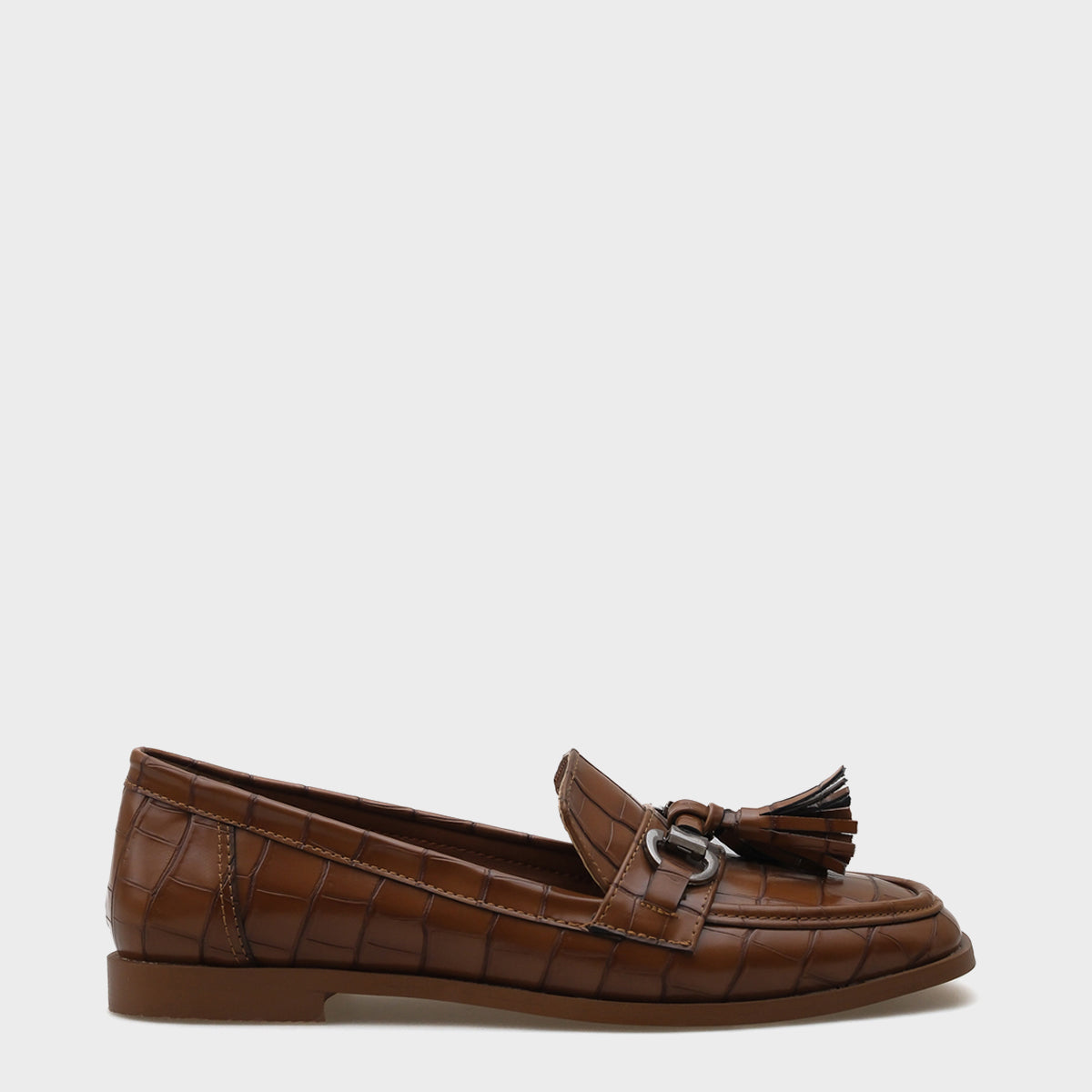 Carolin Metal Tokalı Püsküllü Kadın Loafer Ayakkabı