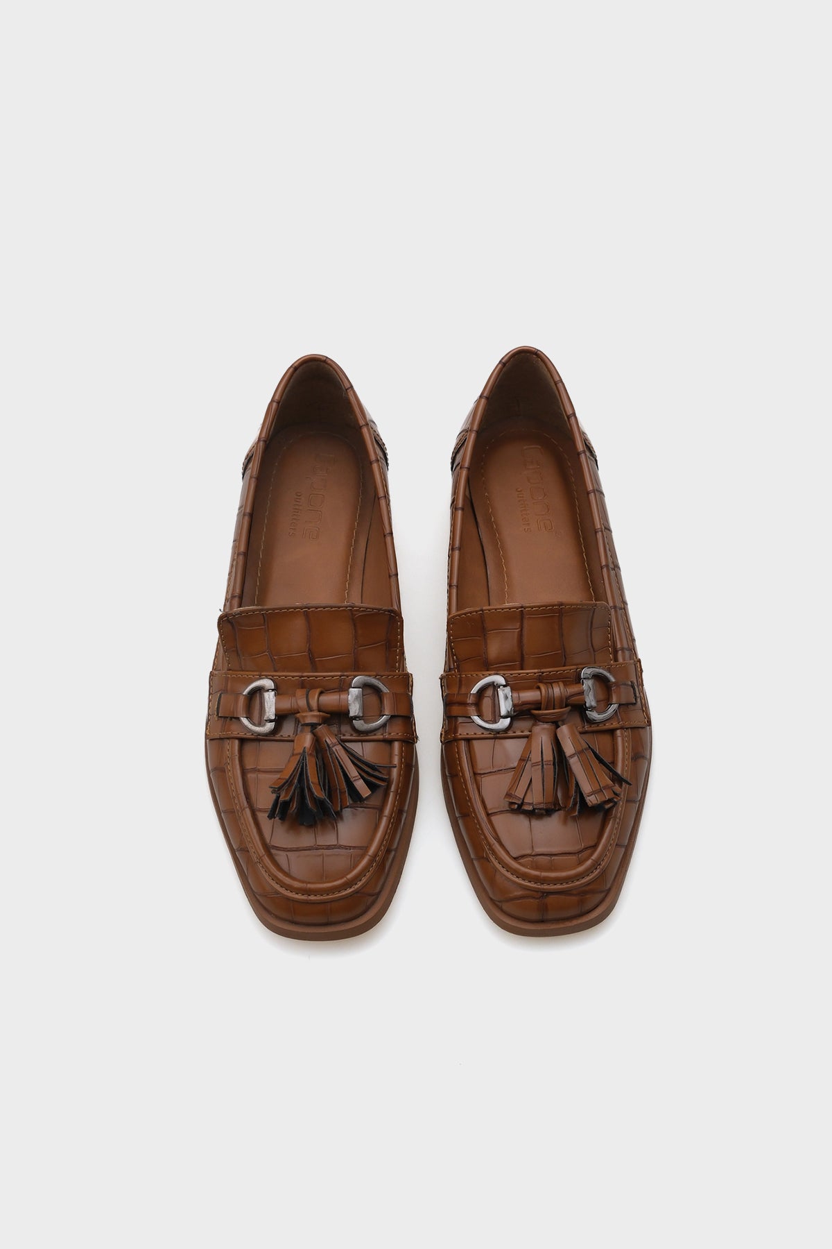 Carolin Metal Tokalı Püsküllü Kadın Loafer Ayakkabı