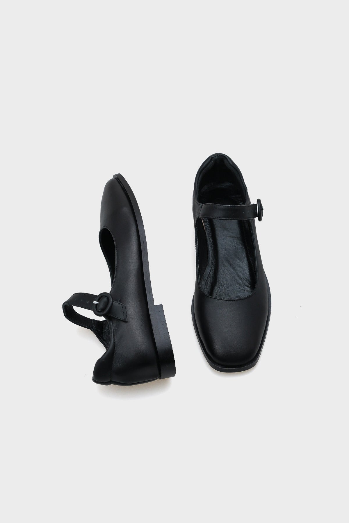 Beth Hakiki Deri Mary Jane Kadın Ayakkabı