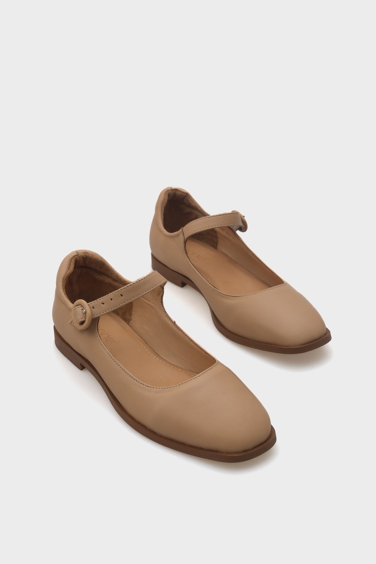 Beth Hakiki Deri Mary Jane Kadın Ayakkabı