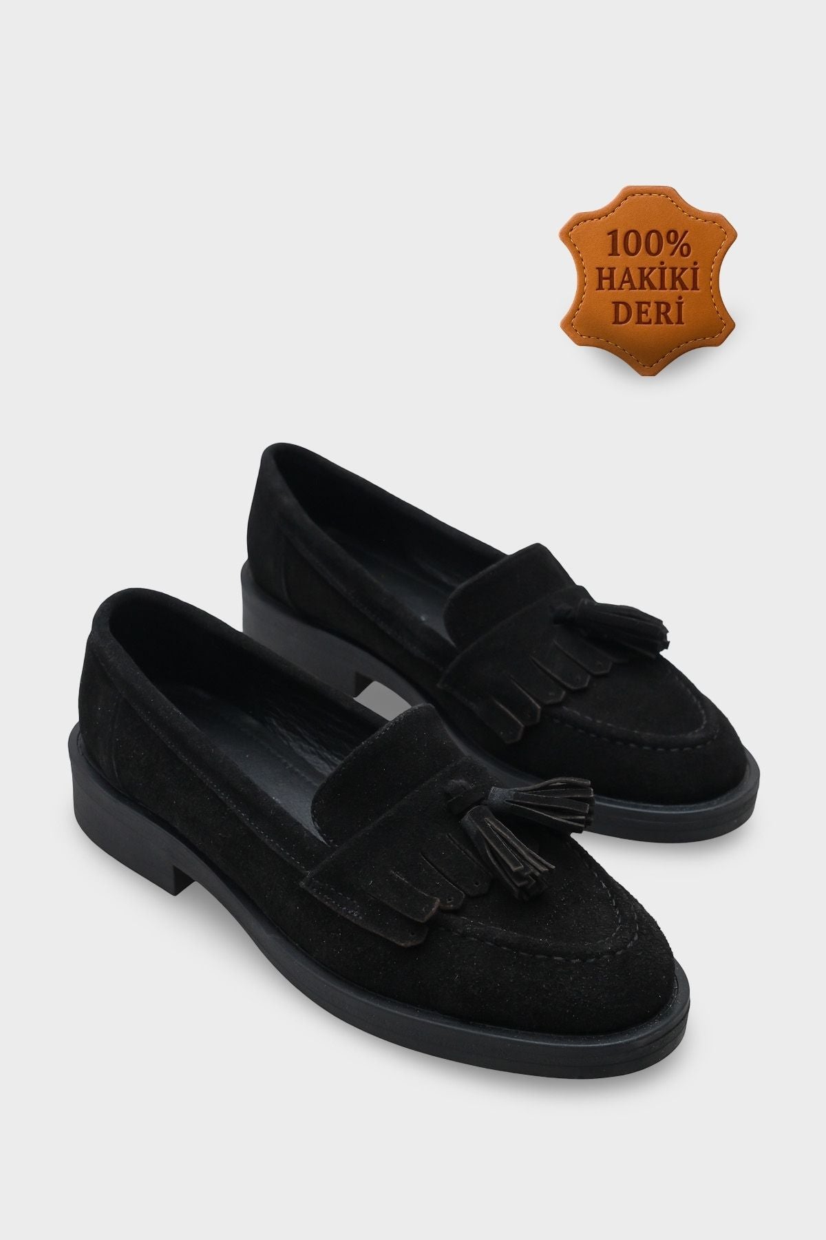 Tish Kadın Hakiki Süet Deri Loafer