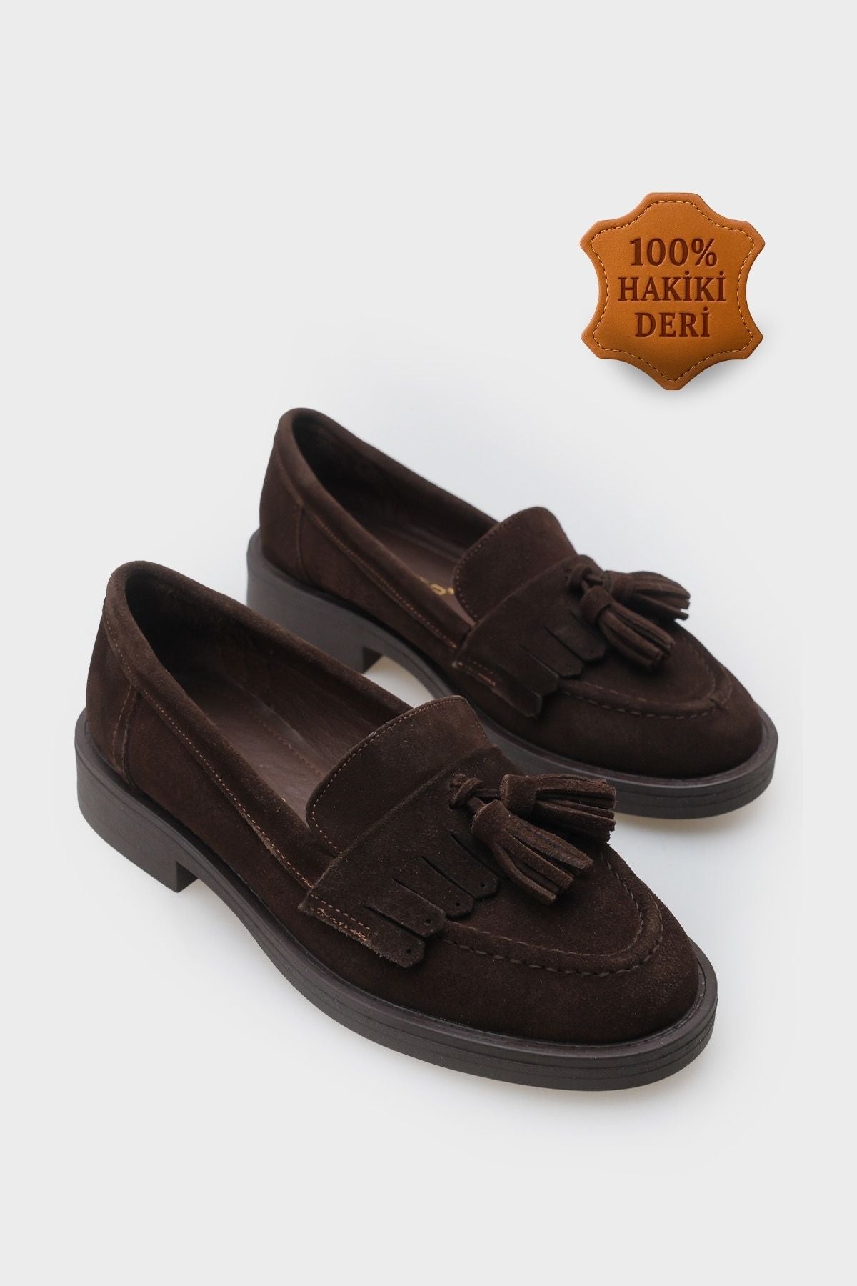 Tish Kadın Hakiki Süet Deri Loafer