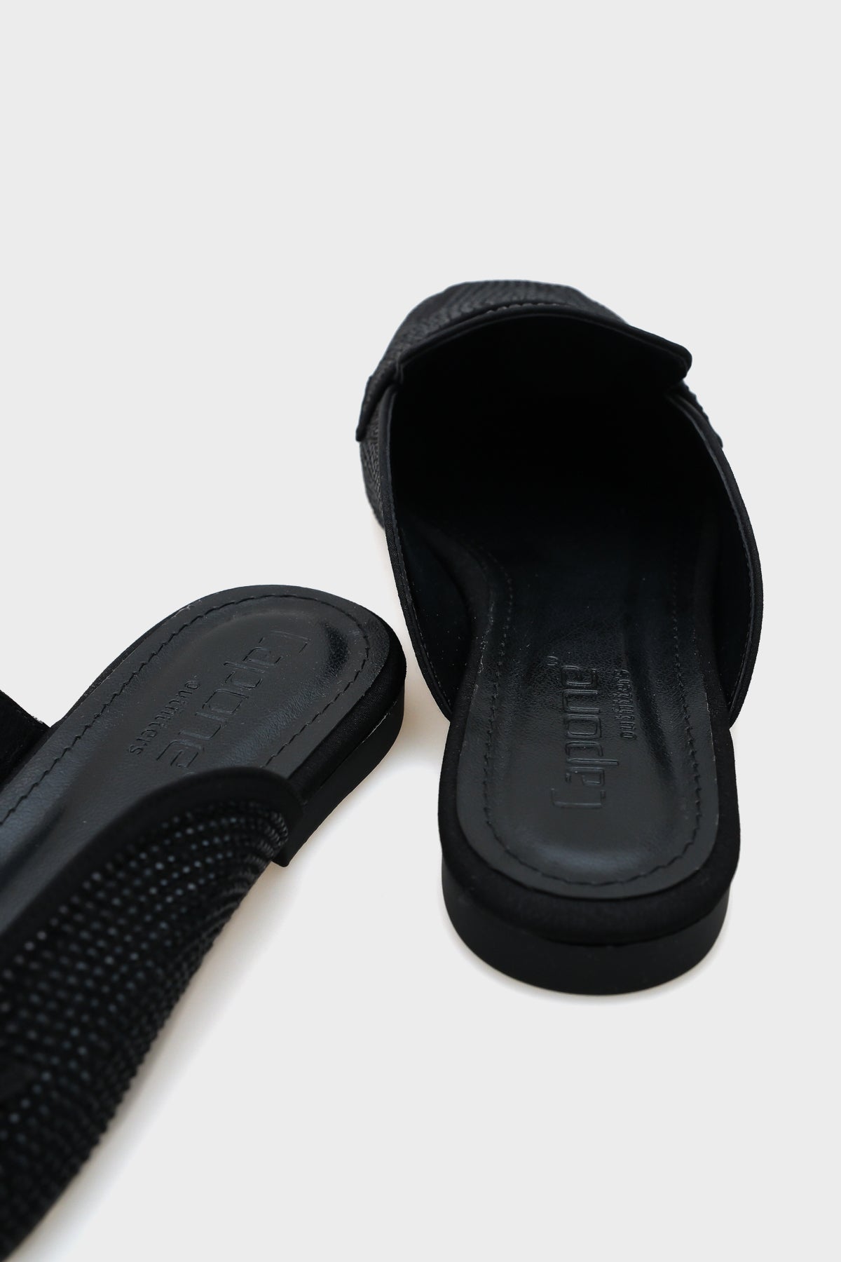 Nani Saten Taşlı Kadın Loafer Terlik