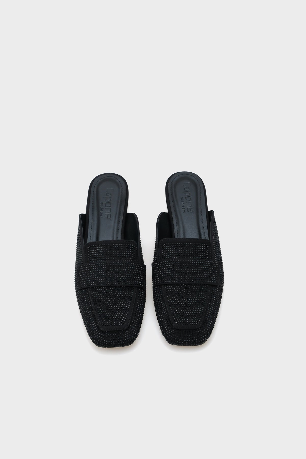 Nani Saten Taşlı Kadın Loafer Terlik