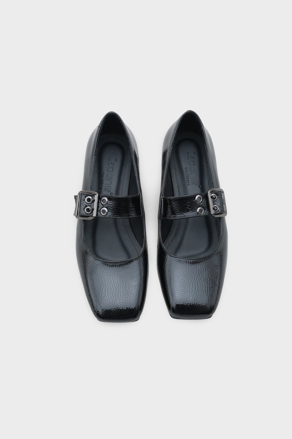 Keri Küt Burunlu Kısa Topuklu Bantlı Mary Jane Kadın Ayakkabı