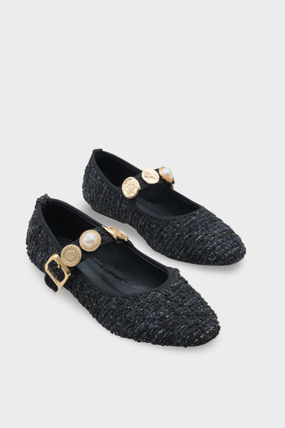 Codi Noda Tokalı İnci Kemerli  Kadın Babet