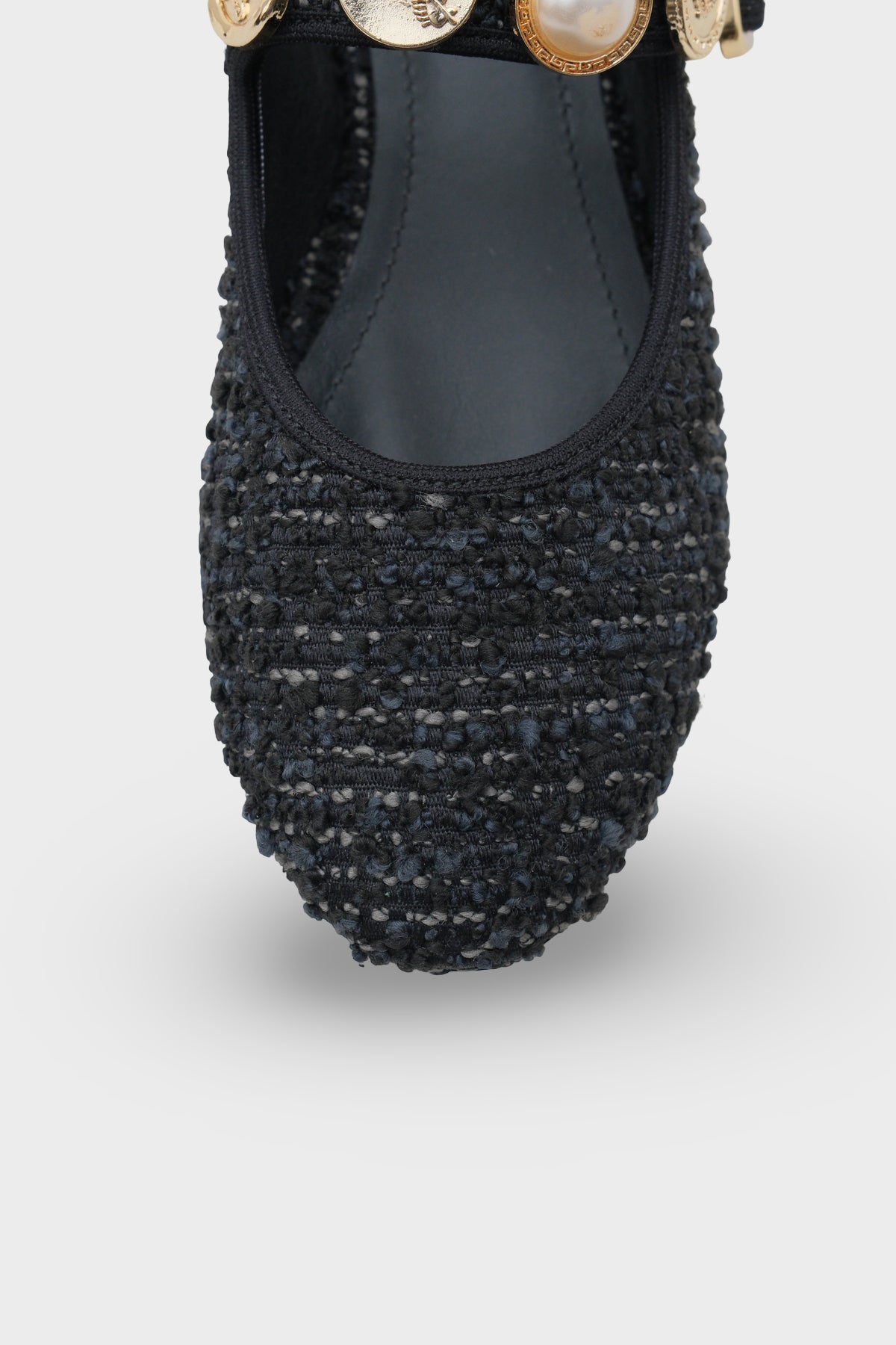 Codi Noda Tokalı İnci Kemerli Kadın Babet