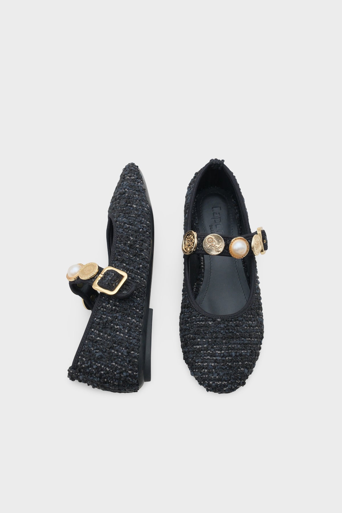 Codi Noda Tokalı İnci Kemerli Kadın Babet