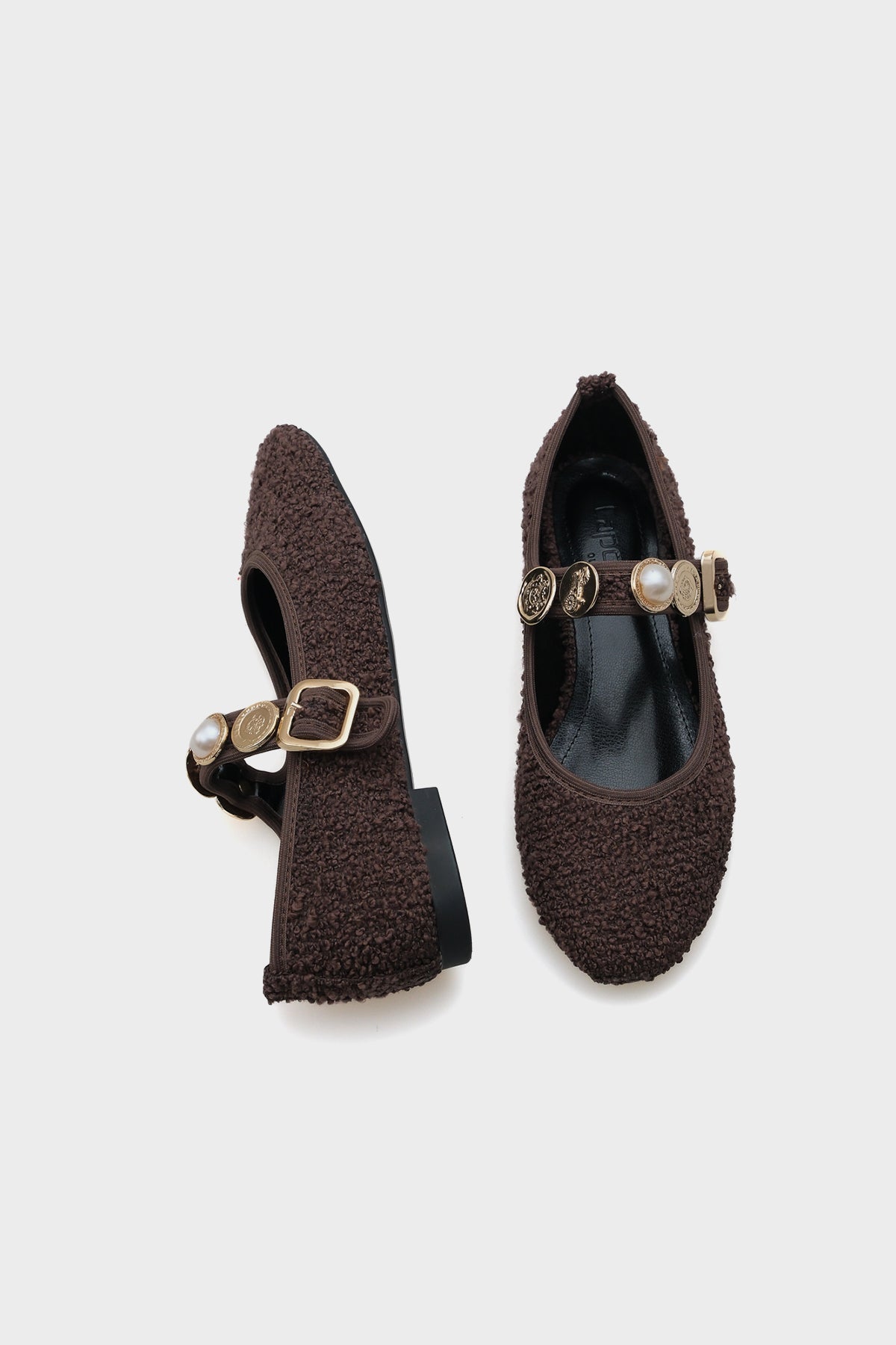 Codi Noda Tokalı İnci Kemerli  Kadın Babet