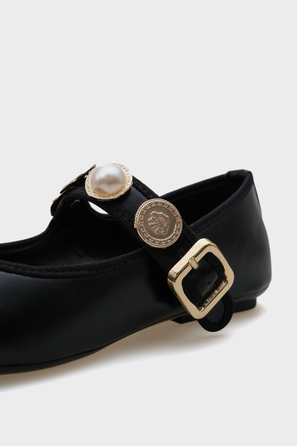 Codi Noda Tokalı İnci Kemerli Kadın Babet