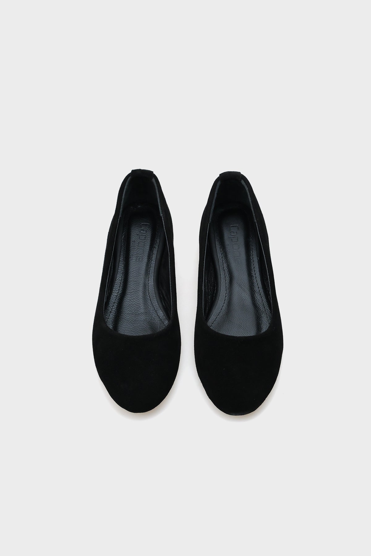 Blake Yuvarlak Burunlu Süet Deri Kadın Babet