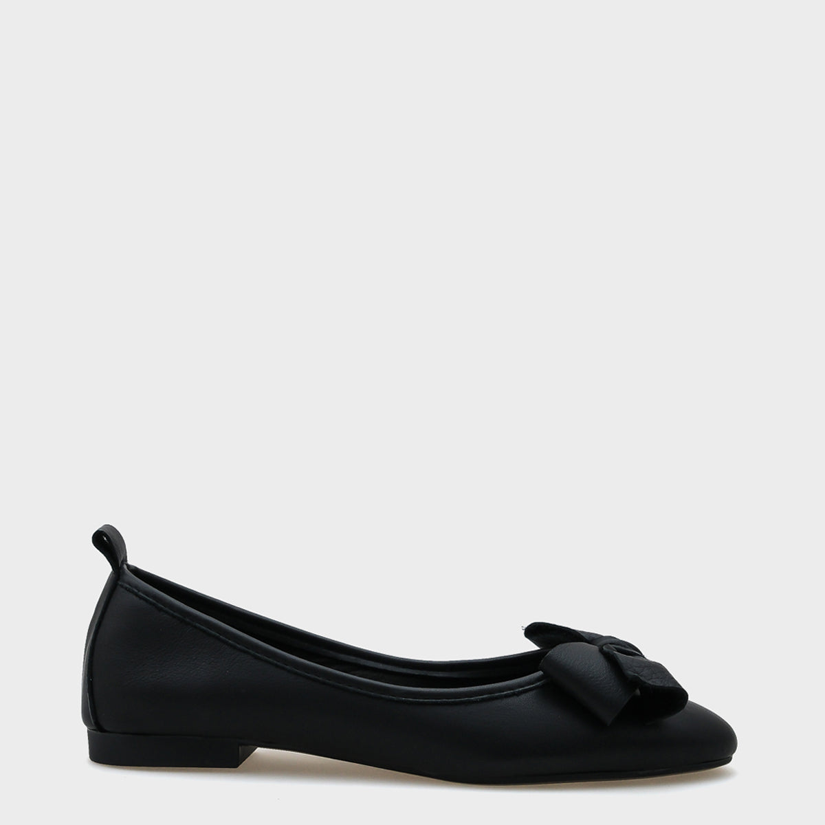 Bliss Kadın Hakiki Deri Fiyonk Aksesuarlı Babet