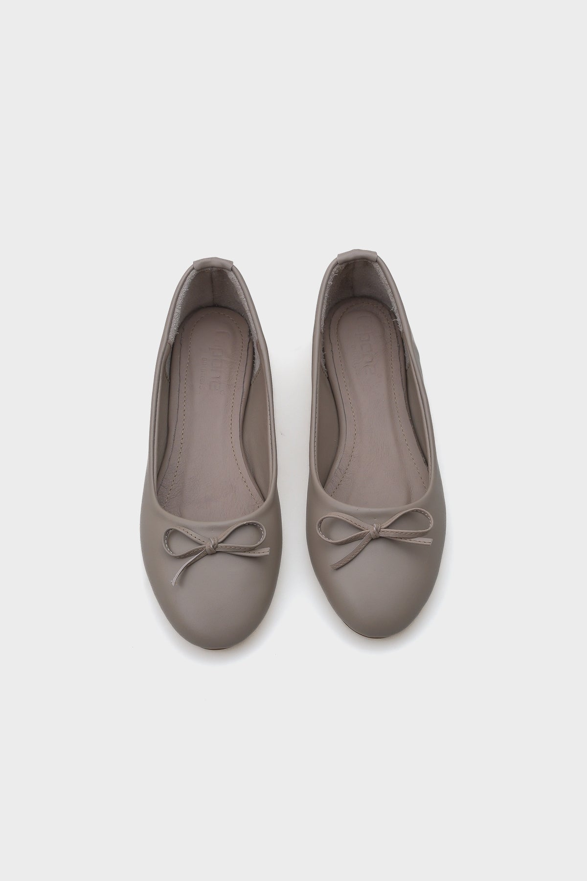 Bloom Hakiki Deri Fiyonklu Yuvarlak Burunlu Kadın Babet