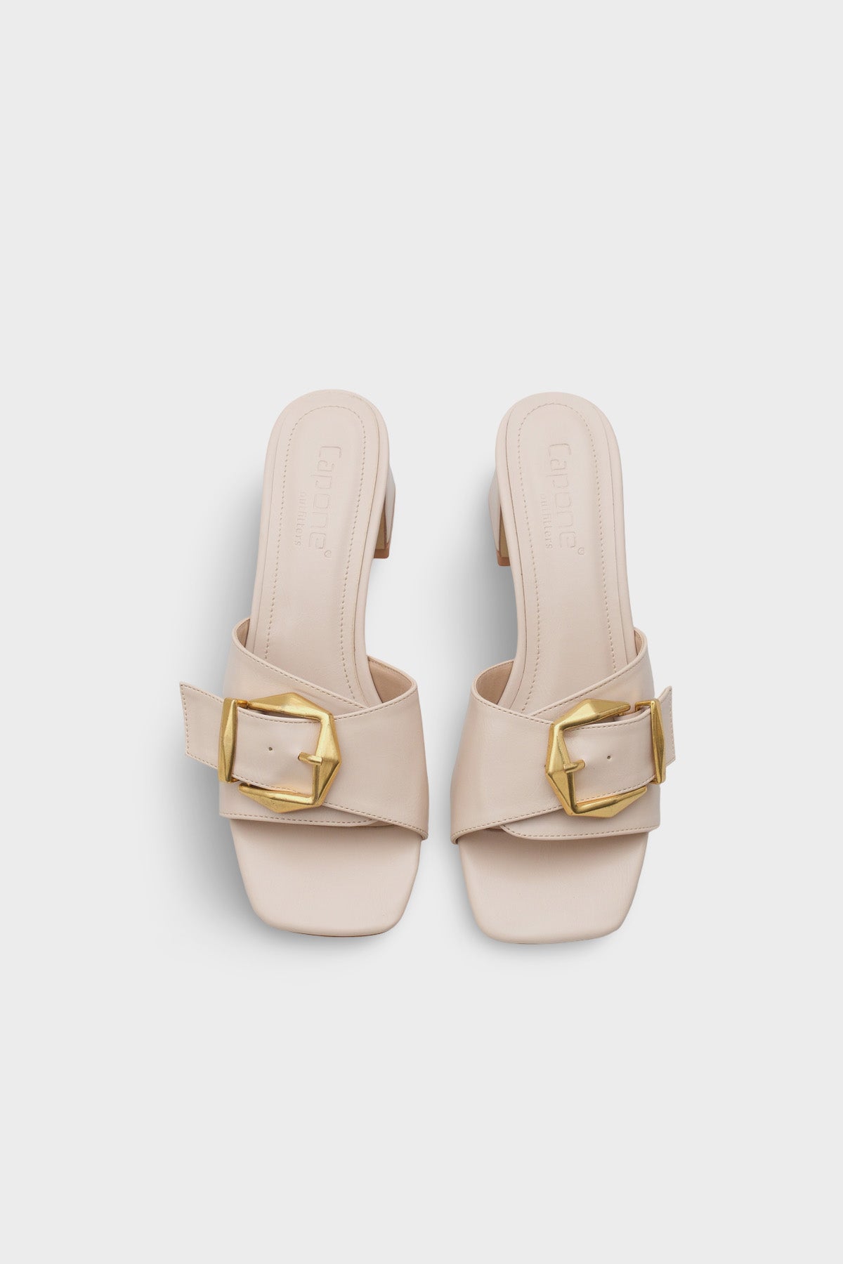 Susanne Orta Topuklu Metal Tokalı Kadın Terlik