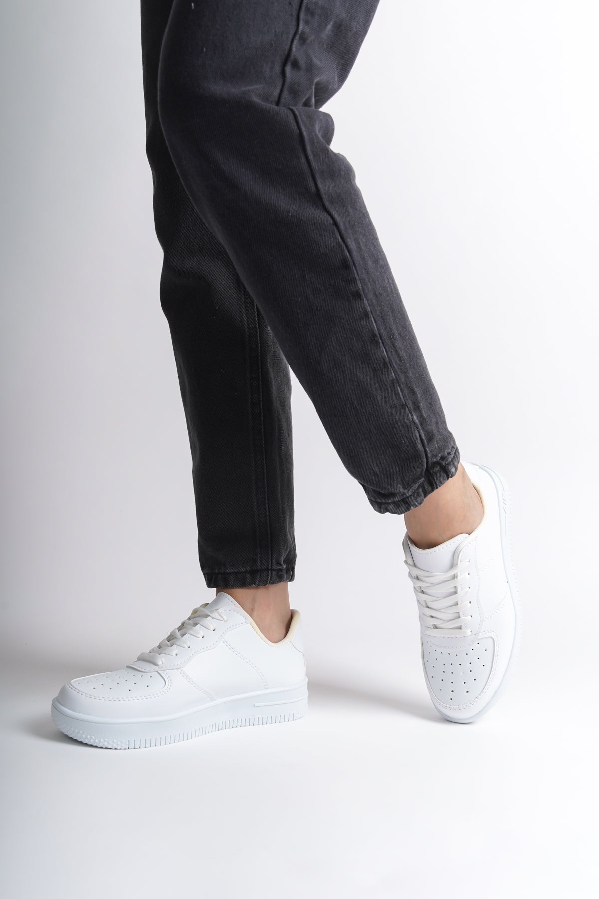 Genny Klasik Düz Kadın Sneaker