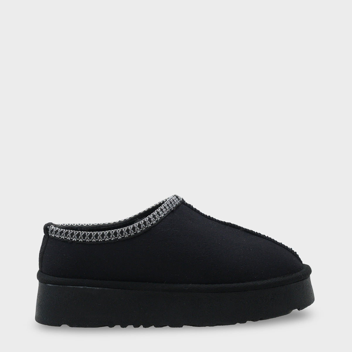 Carroll Kalın Tabanlı Yuvarlak Burunlu Kürklü Kadın Kapalı Terlik