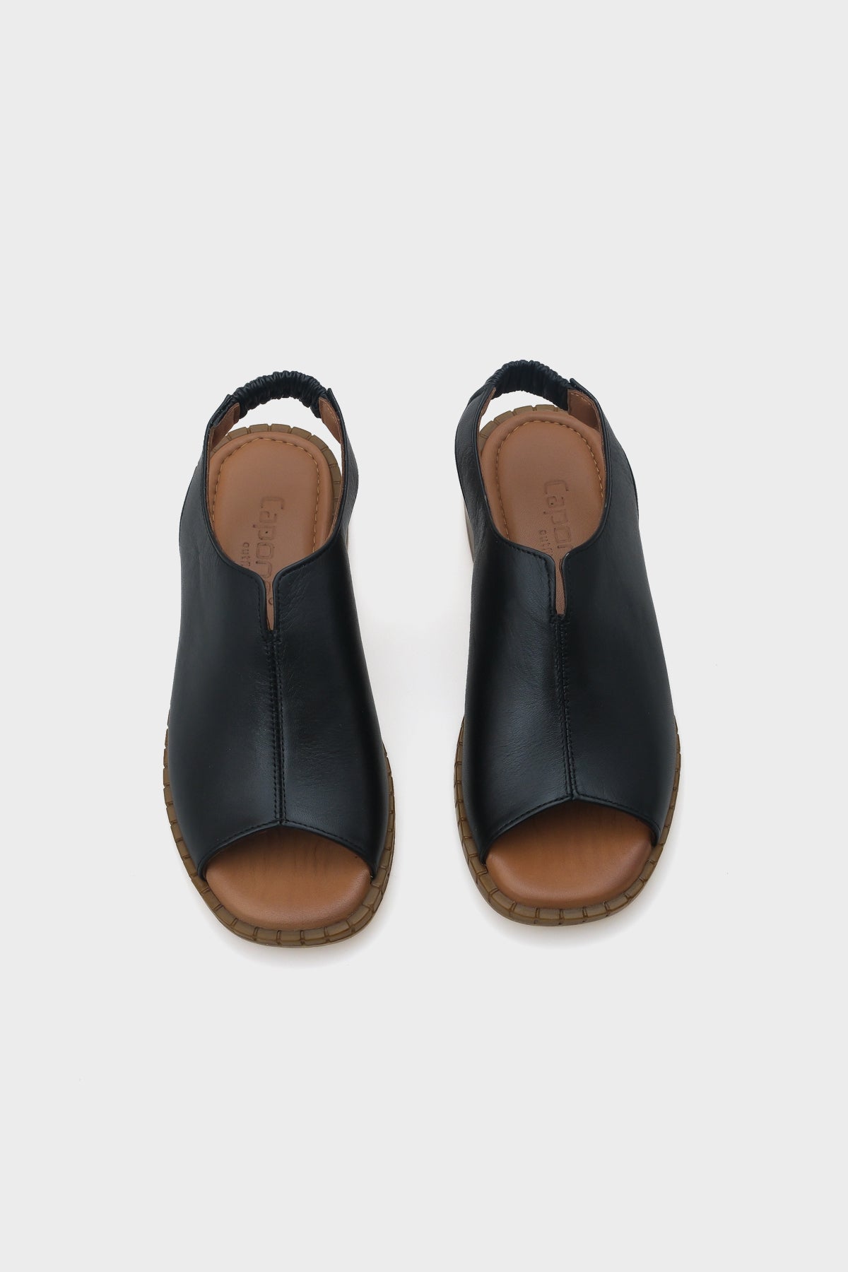 Ellissa Kısa Topuklu Tek Bant Deri Kadın Sandalet