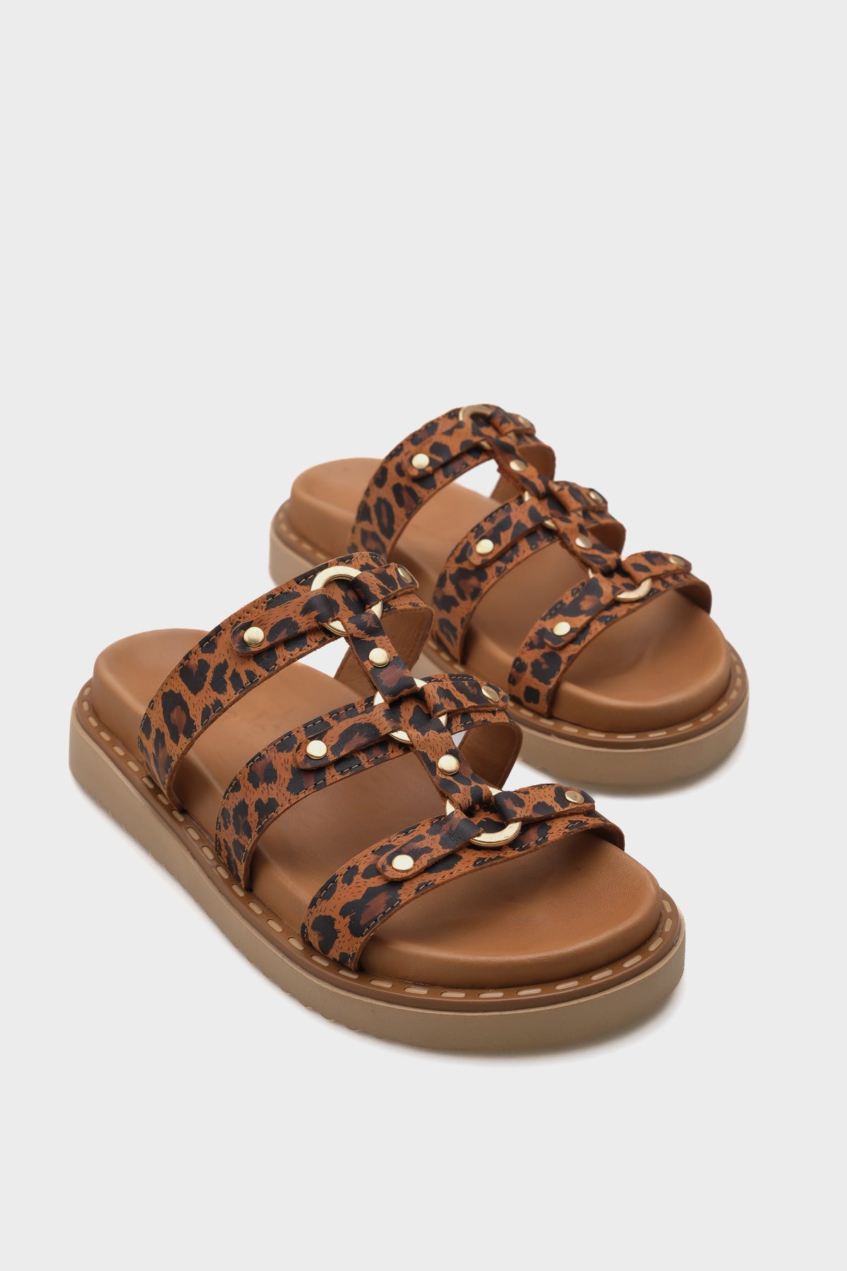 Nisa Aksesuarlı Deri Kadın Terlik