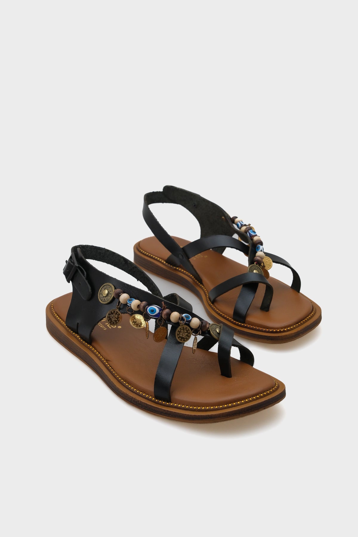 Elmira Akseusarlı Deri Kadın Sandalet