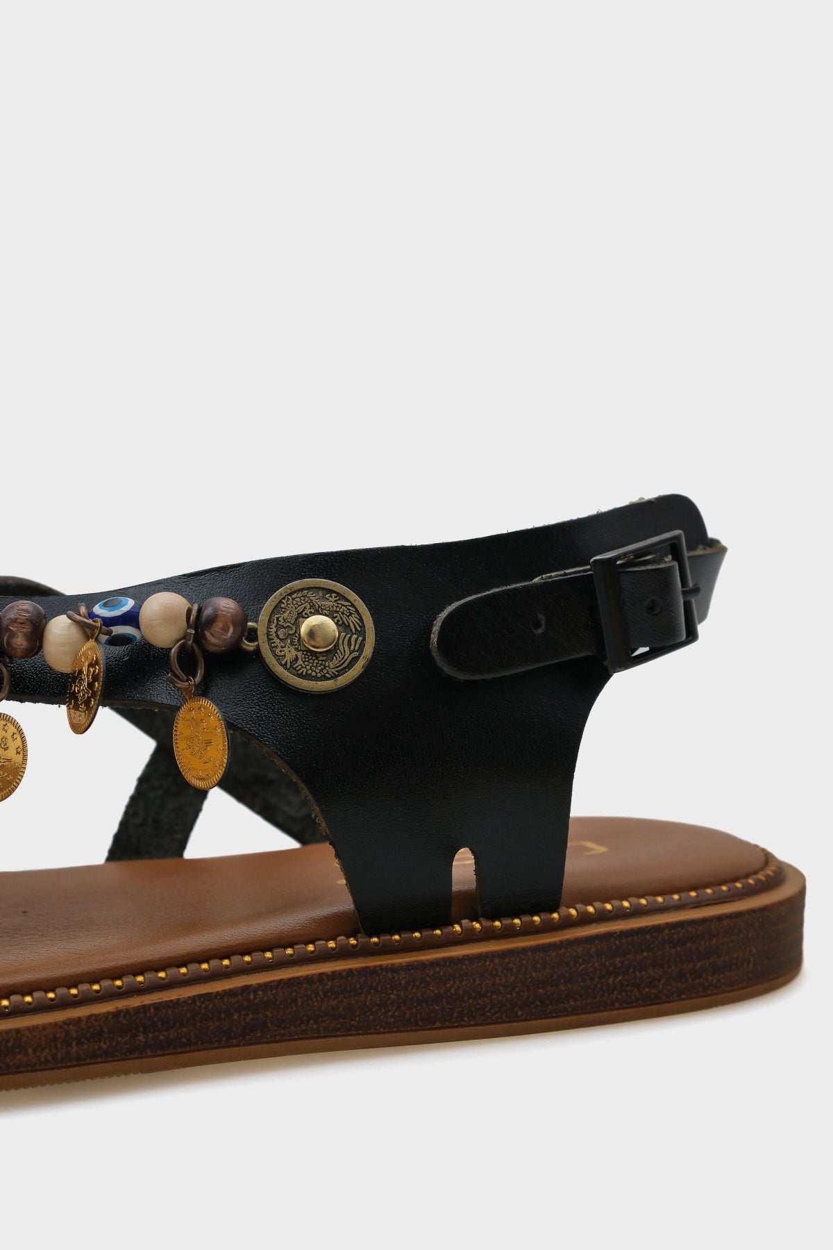 Elmira Akseusarlı Deri Kadın Sandalet