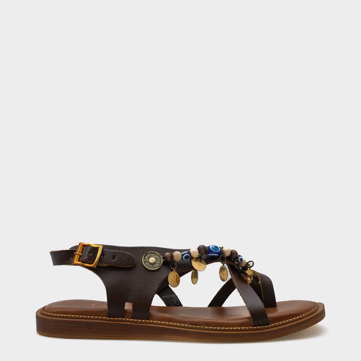 Elmira Akseusarlı Deri Kadın Sandalet