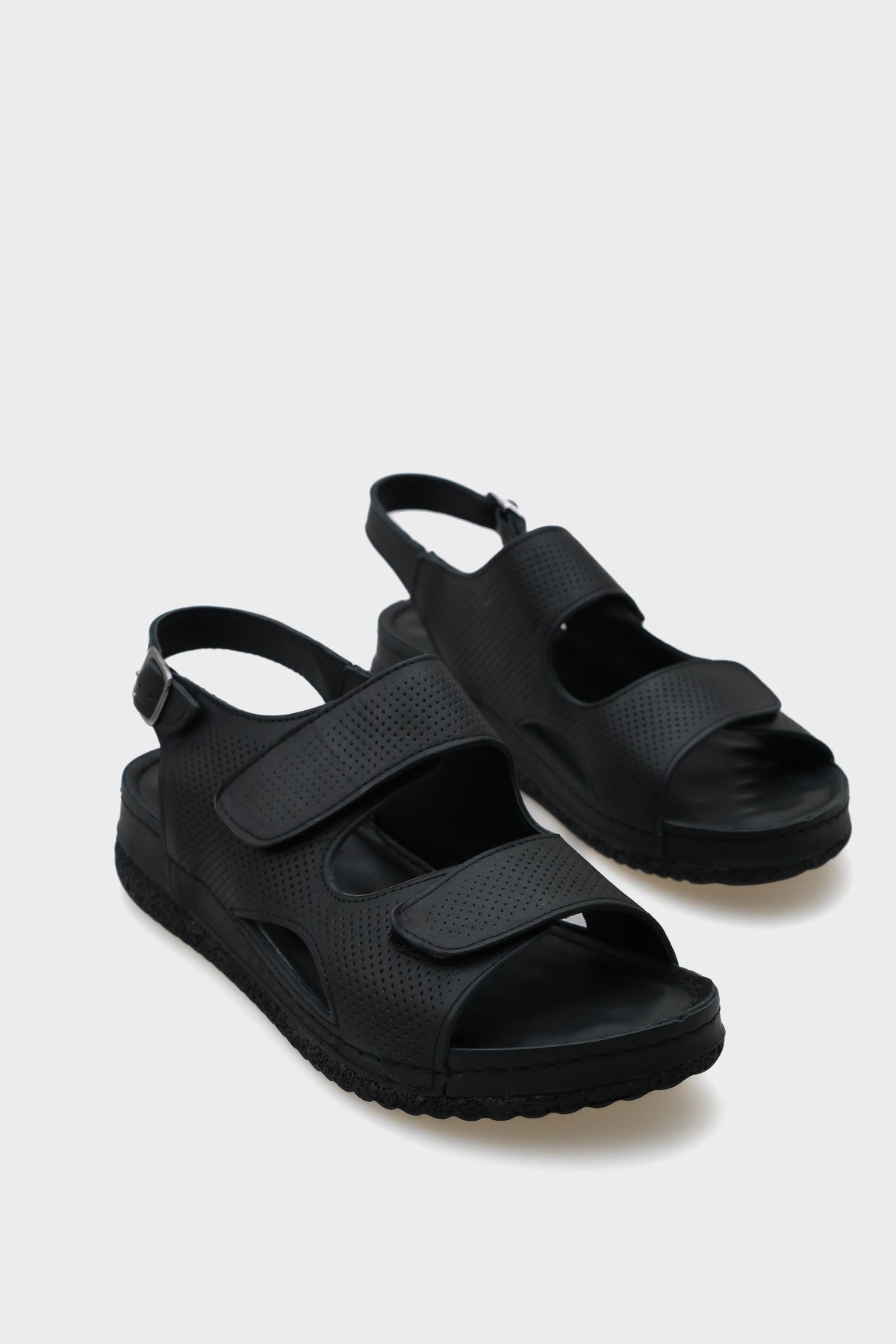 Ember Cırtlı Deri Konfor Anatomik Kadın Sandalet