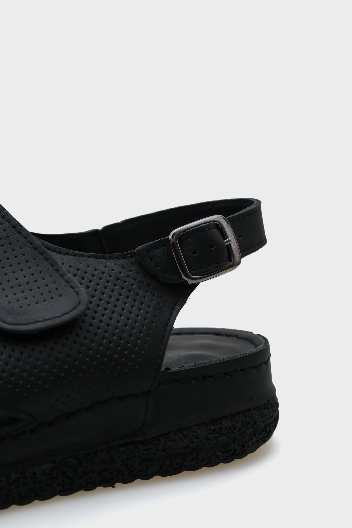 Ember Cırtlı Deri Konfor Anatomik Kadın Sandalet