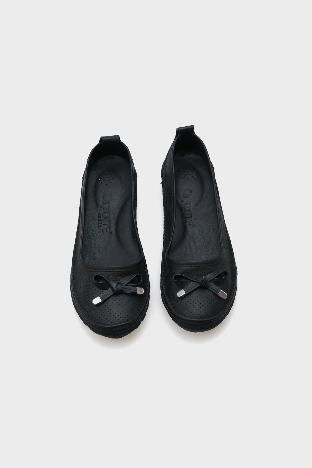 Breeze Saraçlı Lazerli Hakiki Deri Kadın Babet