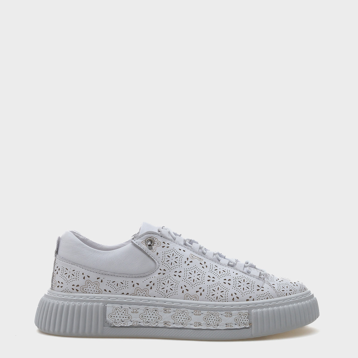 Haily Lazerli Hakiki Deri Kadın Sneaker