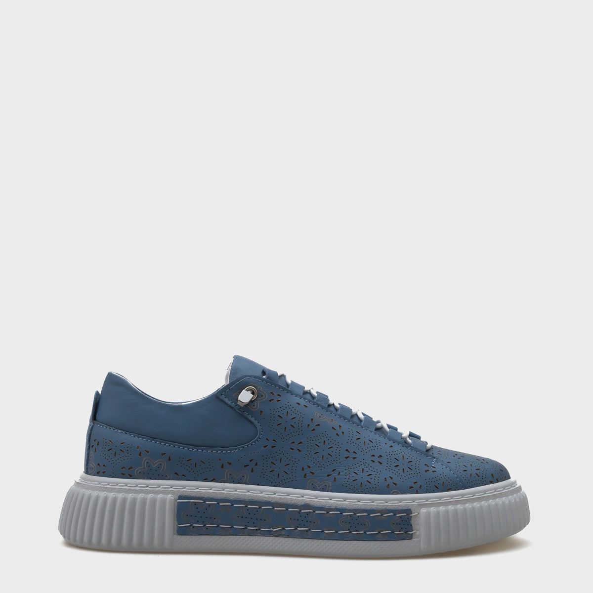 Haily Lazerli Hakiki Deri Kadın Sneaker