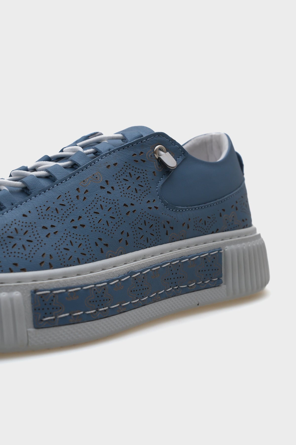 Haily Lazerli Hakiki Deri Kadın Sneaker