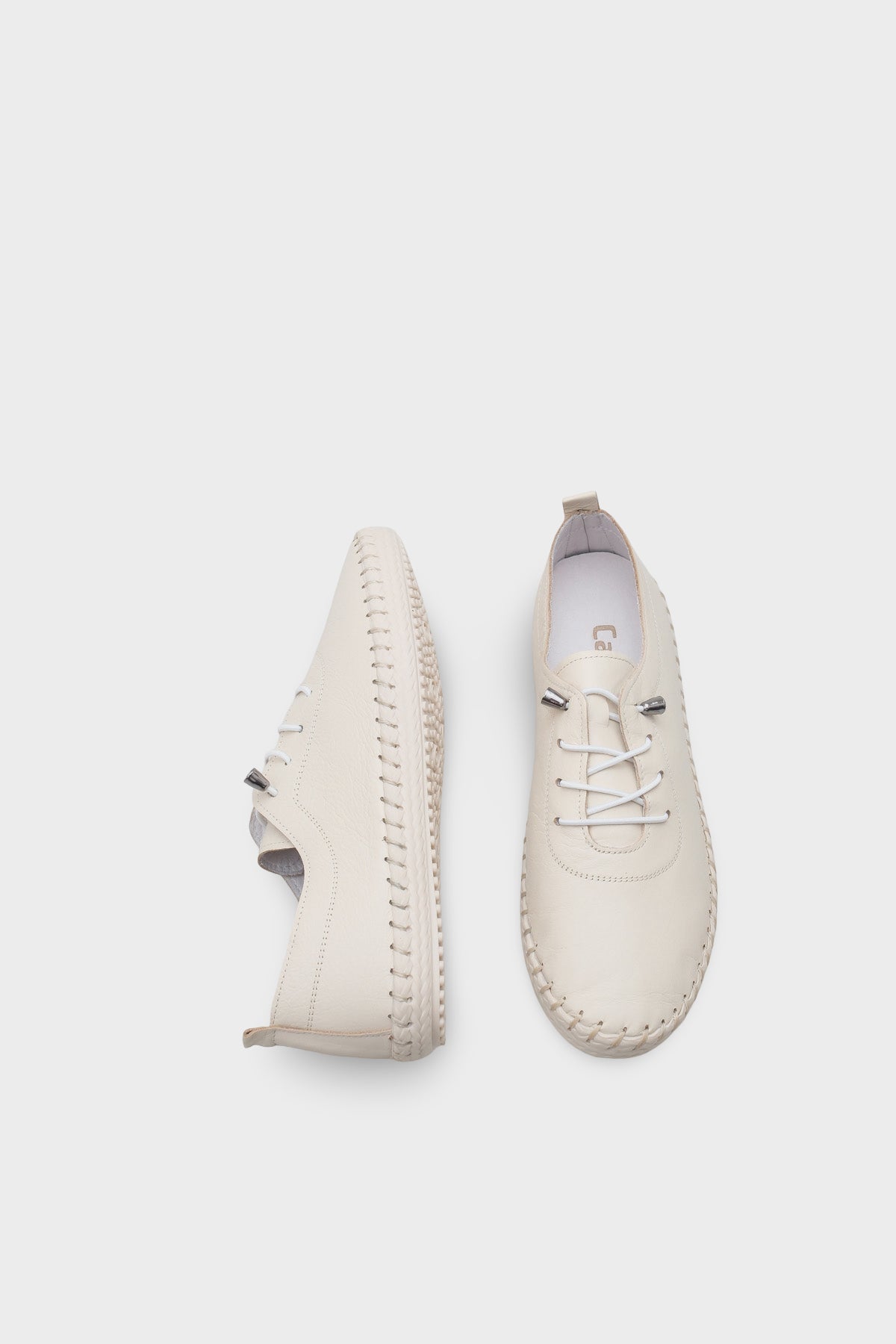 Fina Hakiki Deri Soft Konfor Tabanlı Kadın Sneaker