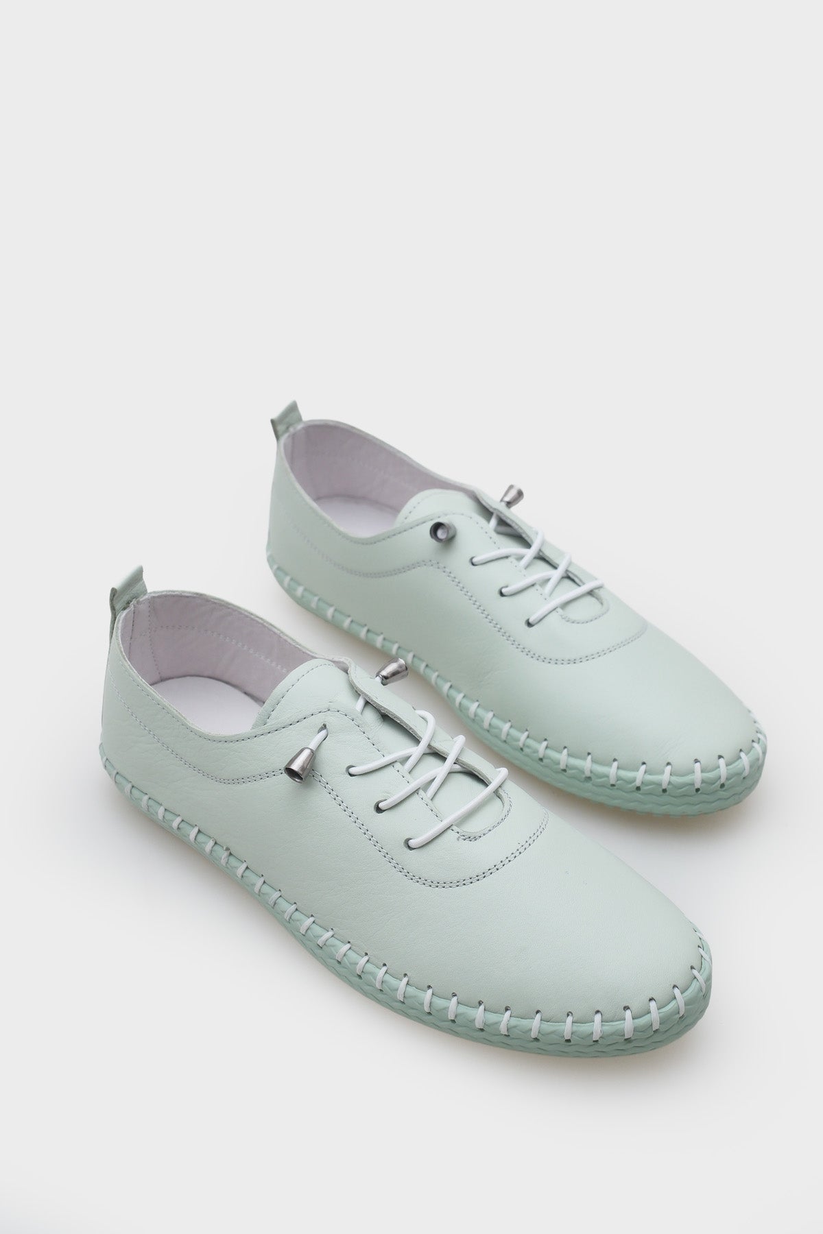 Fina Hakiki Deri Soft Konfor Tabanlı Kadın Sneaker