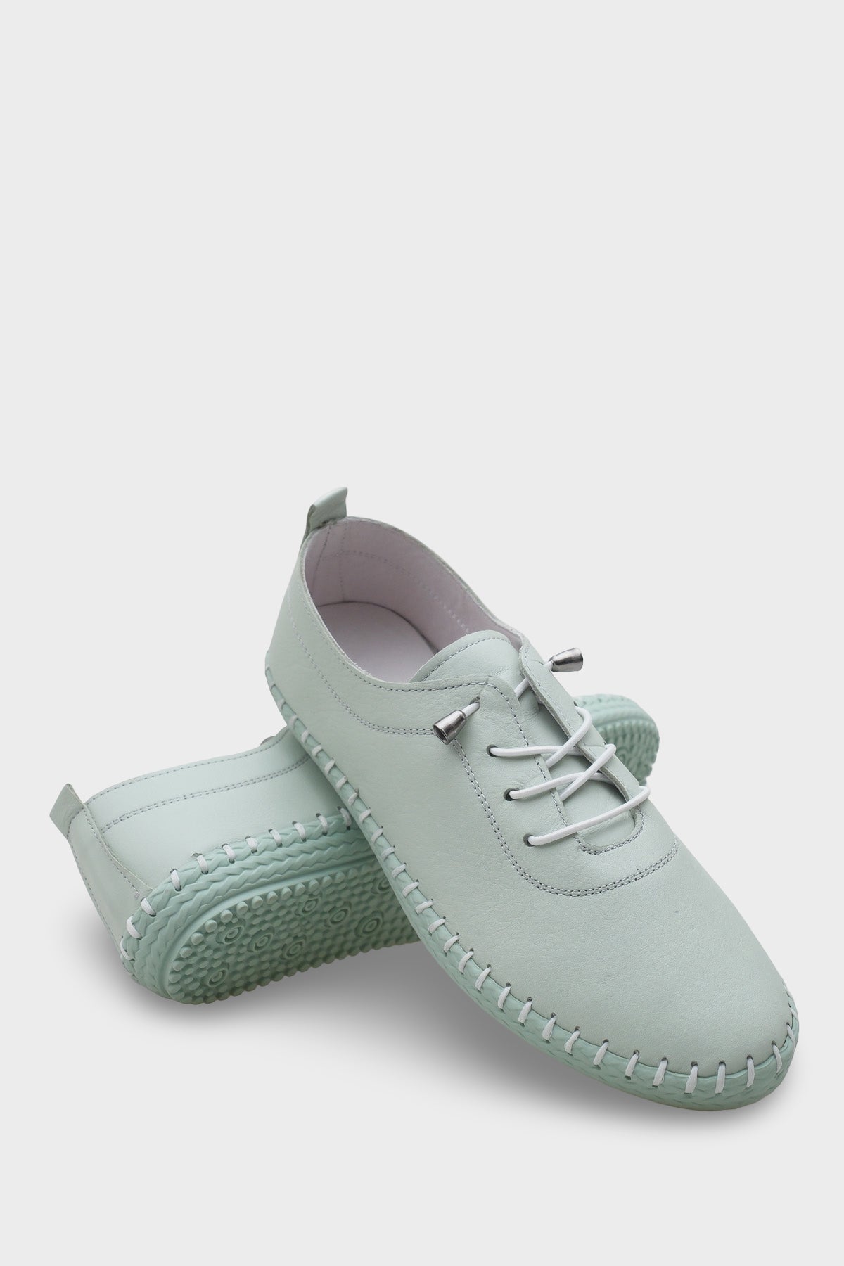 Fina Hakiki Deri Soft Konfor Tabanlı Kadın Sneaker