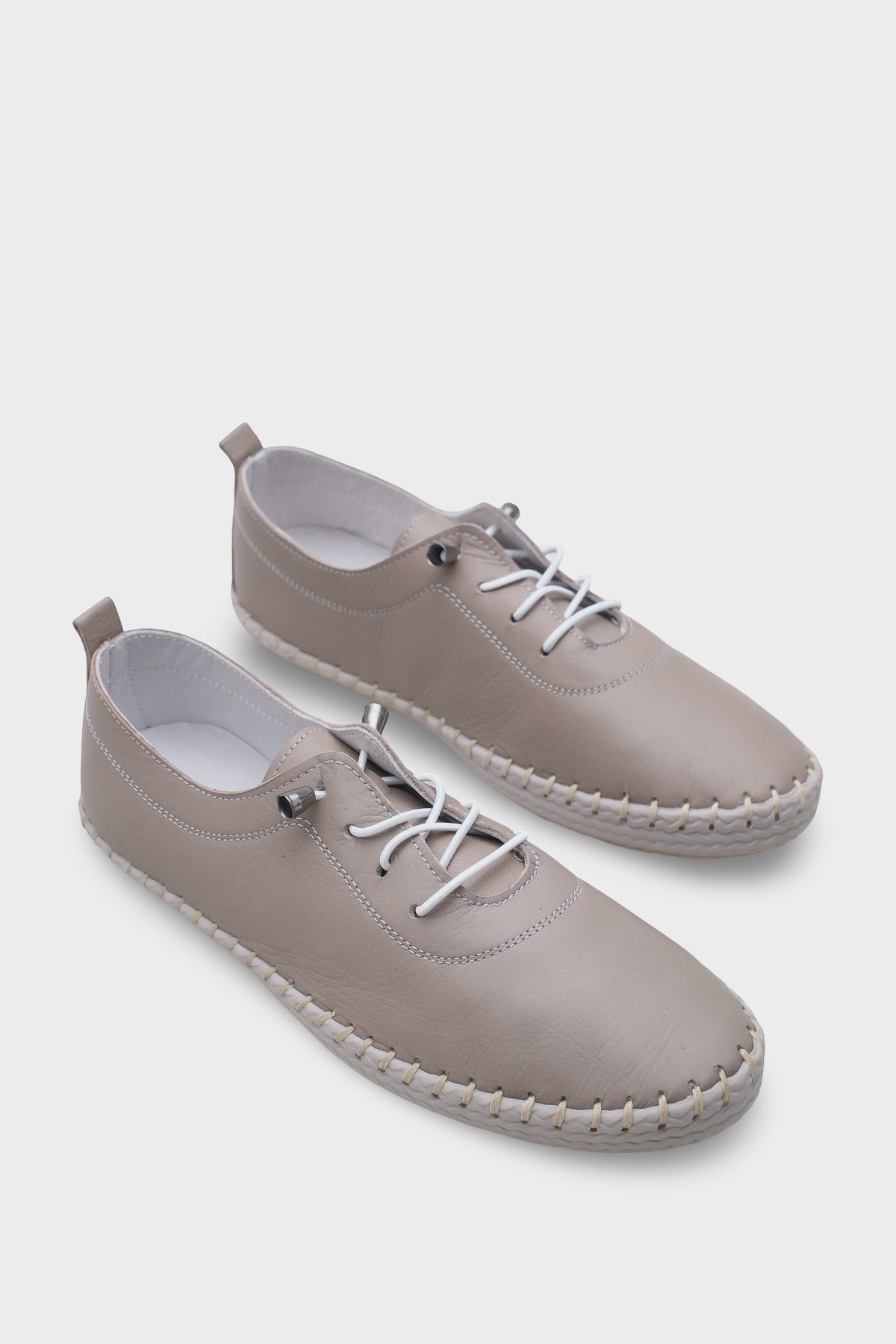 Fina Hakiki Deri Soft Konfor Tabanlı Kadın Sneaker