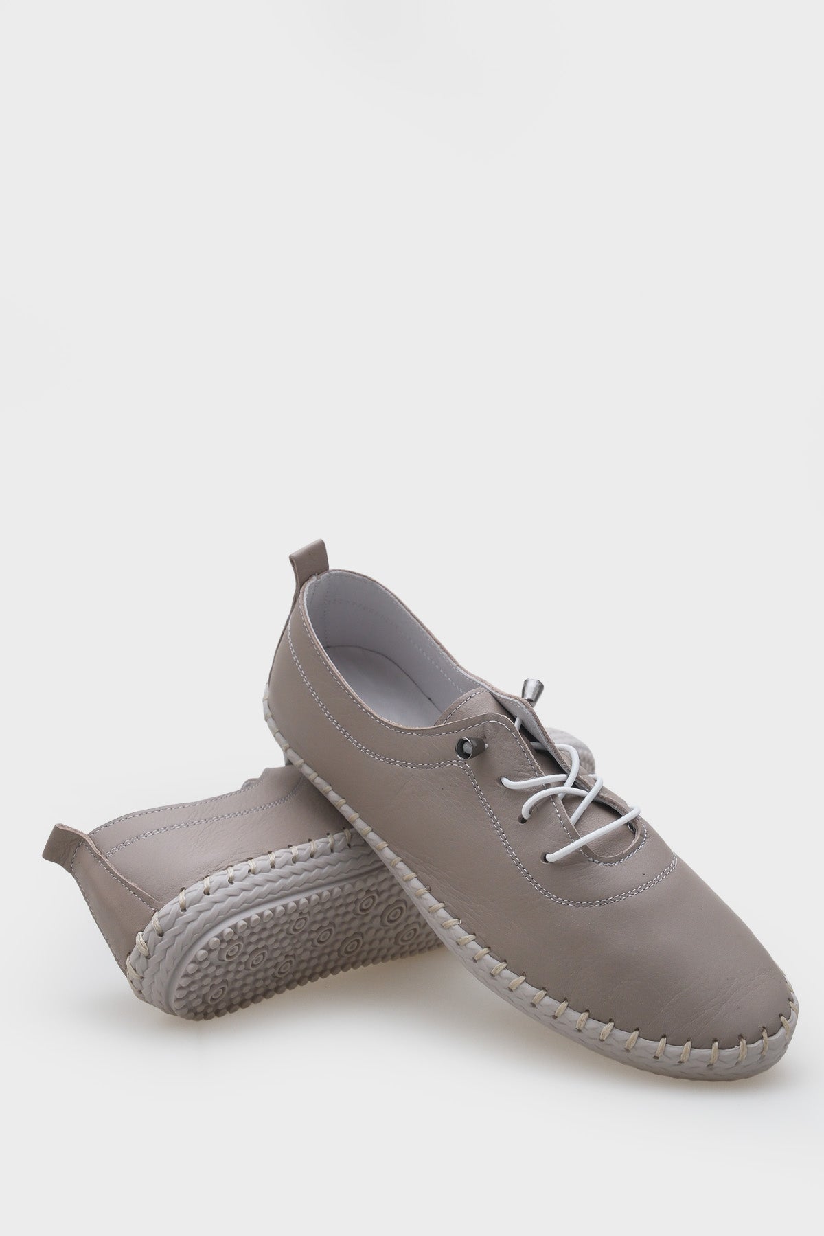 Fina Hakiki Deri Soft Konfor Tabanlı Kadın Sneaker