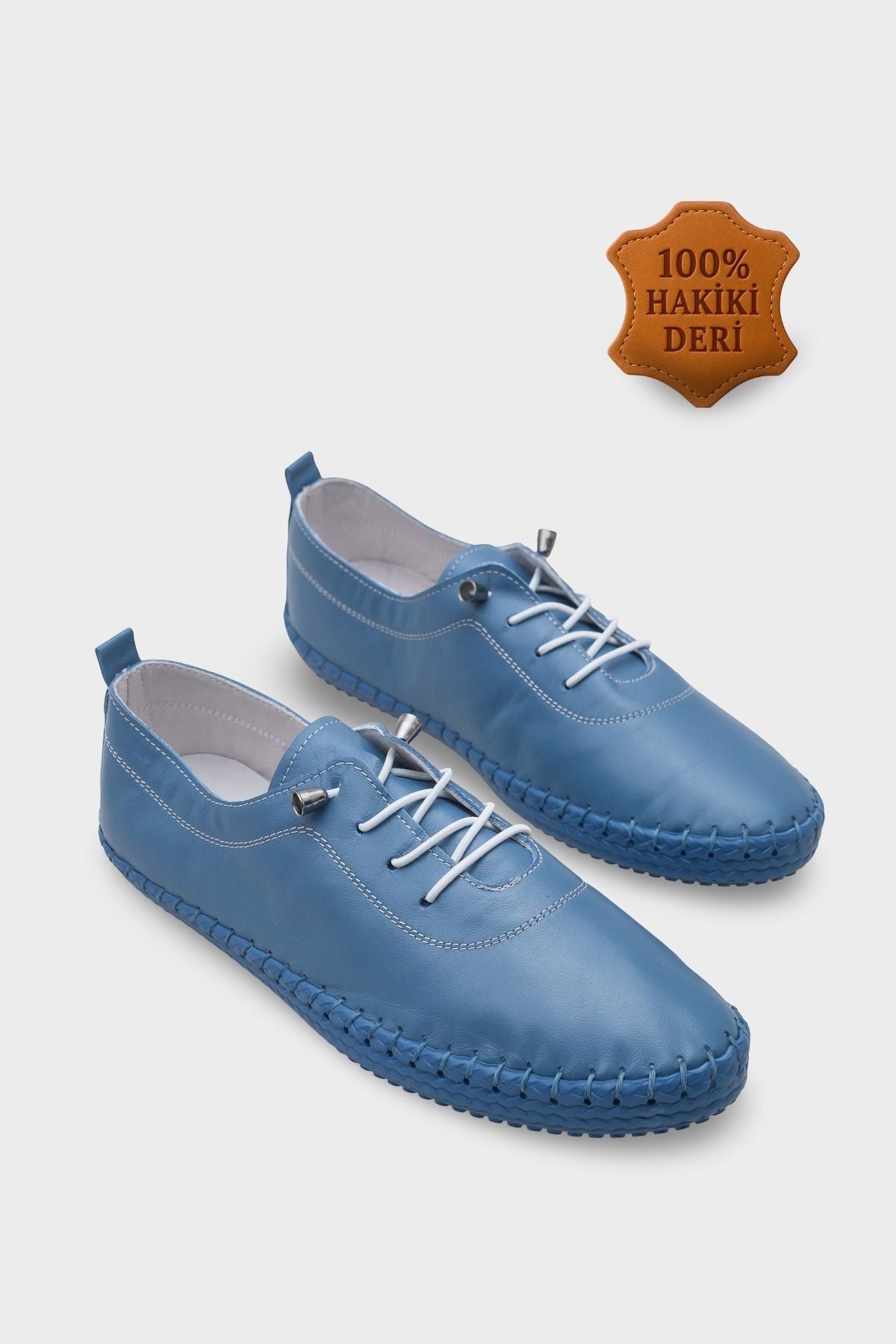 Fina Hakiki Deri Soft Konfor Tabanlı Kadın Sneaker