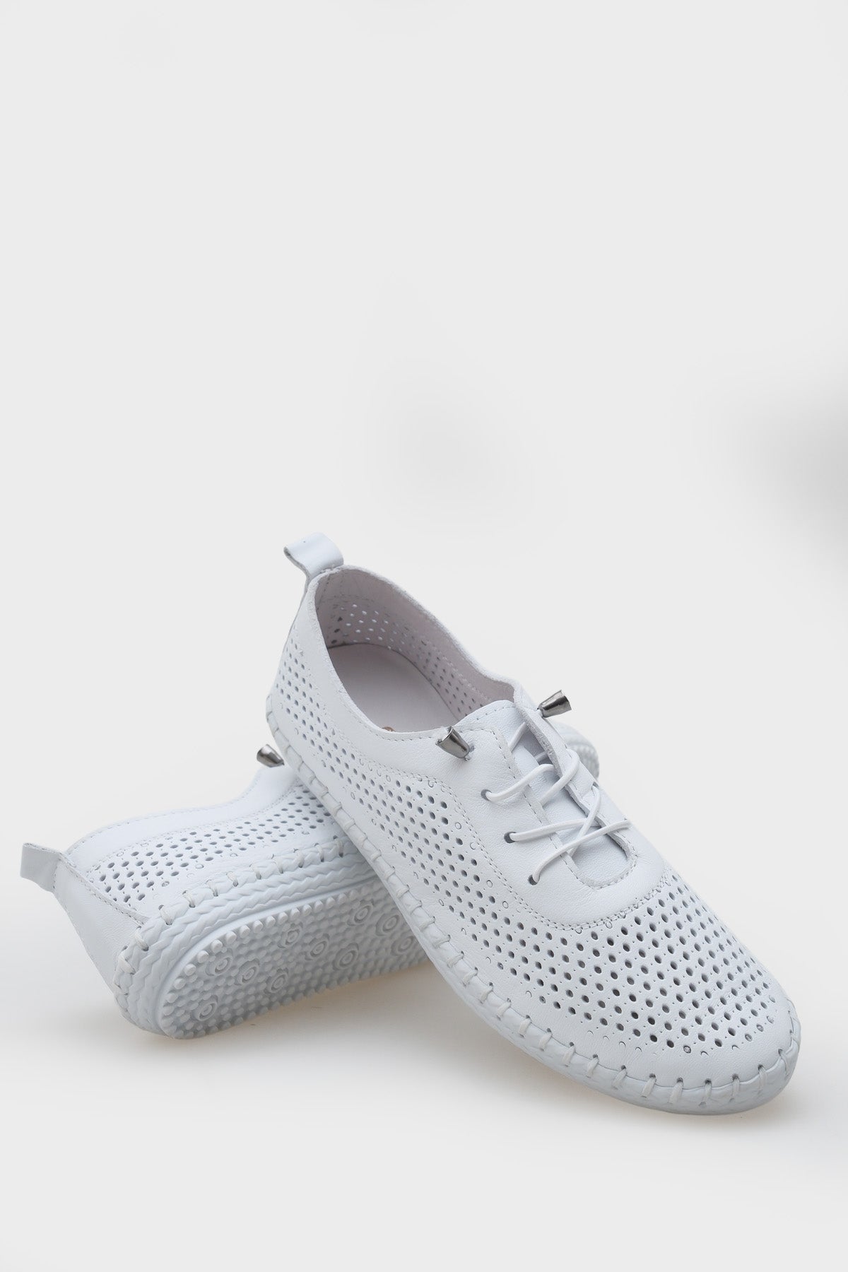 Rubia Hakiki Deri Soft Konfor Tabanlı Kadın Sneaker