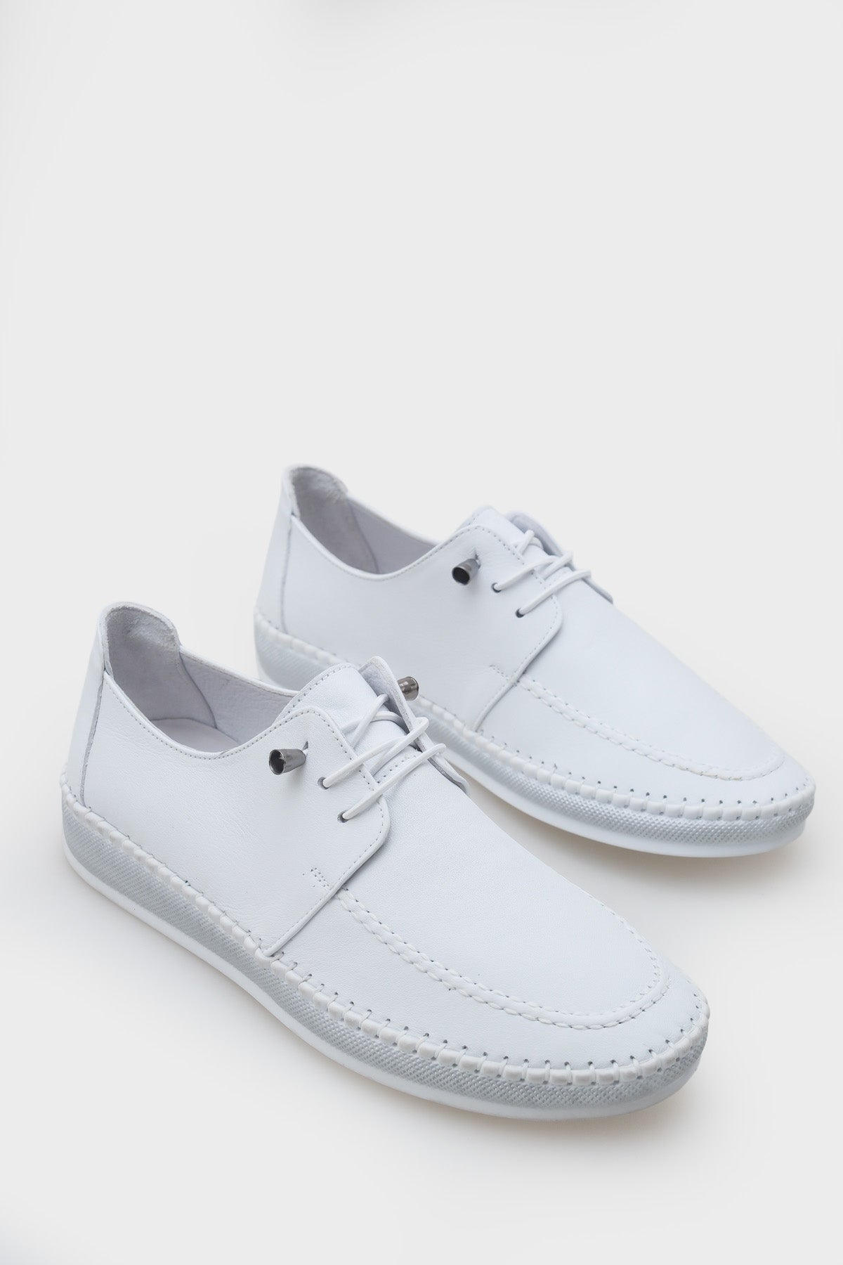 Michele Hakiki Deri Soft Konfor Tabanlı Kadın Sneaker