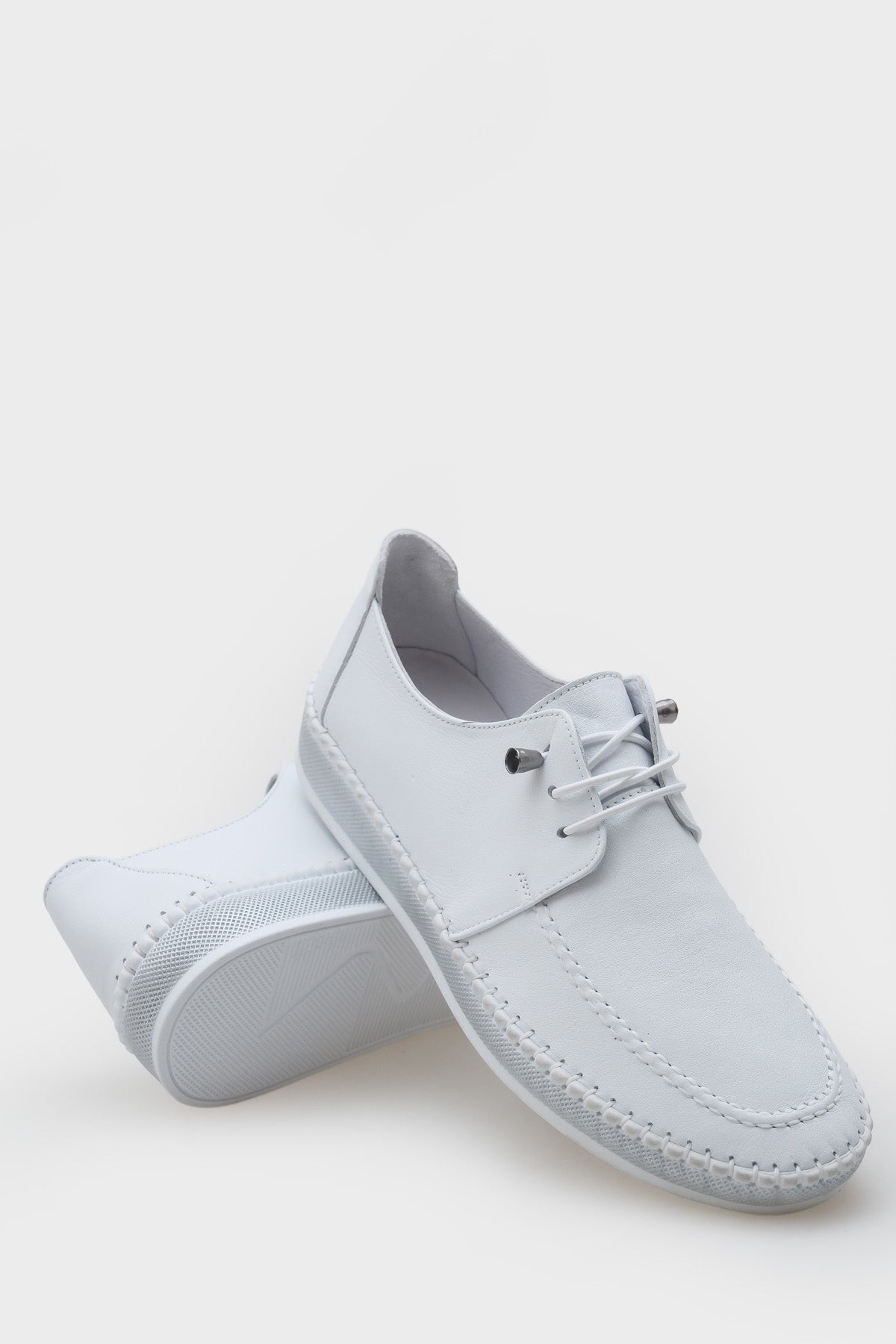 Michele Hakiki Deri Soft Konfor Tabanlı Kadın Sneaker