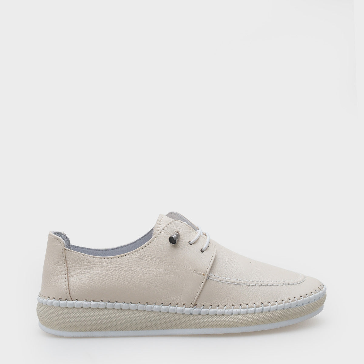 Michele Hakiki Deri Soft Konfor Tabanlı Kadın Sneaker