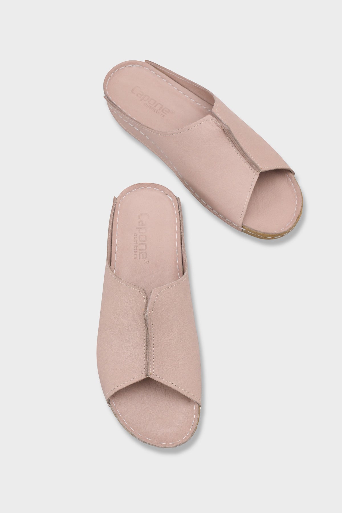 Marielle Hakiki Deri Soft Konfor Kadın Terlik