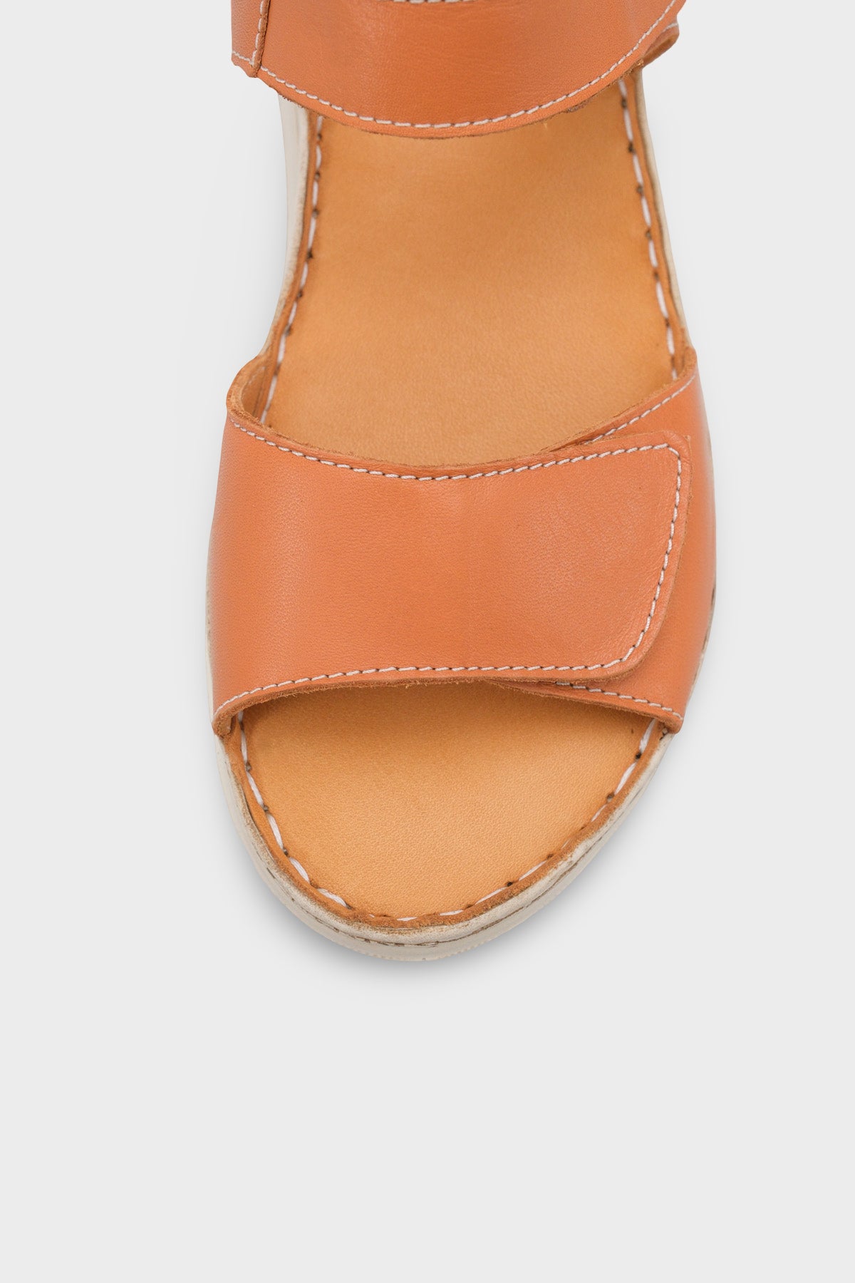 Corrinne Hakiki Deri Soft Konfor Kadın Sandalet