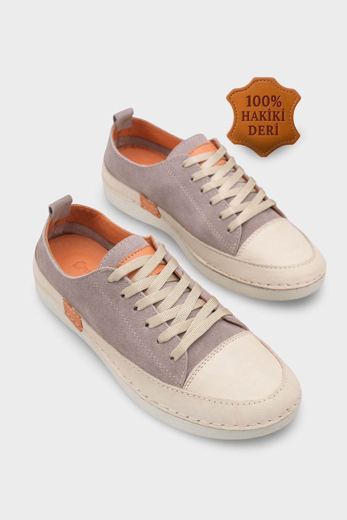Susette Hakiki Deri Soft Konfor Kadın Sneaker Spor Ayakkabı