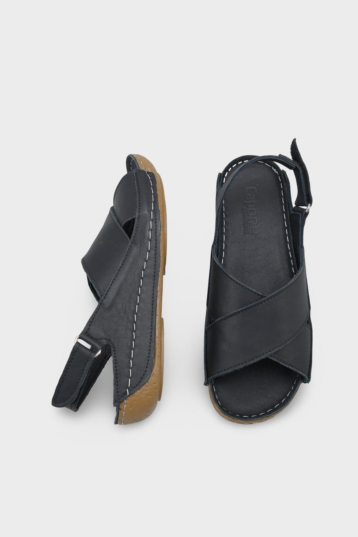 Florina Hakiki Deri Soft Konfor Kadın Sandalet