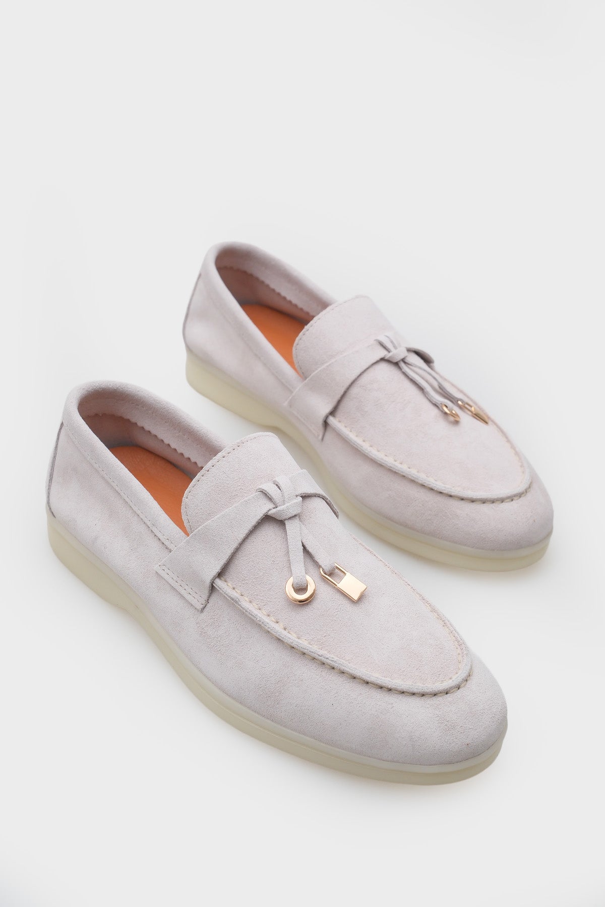 Vikki Hakiki Deri Kadın Loafer