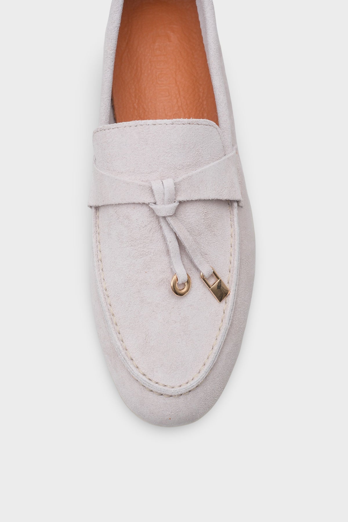 Vikki Hakiki Deri Kadın Loafer