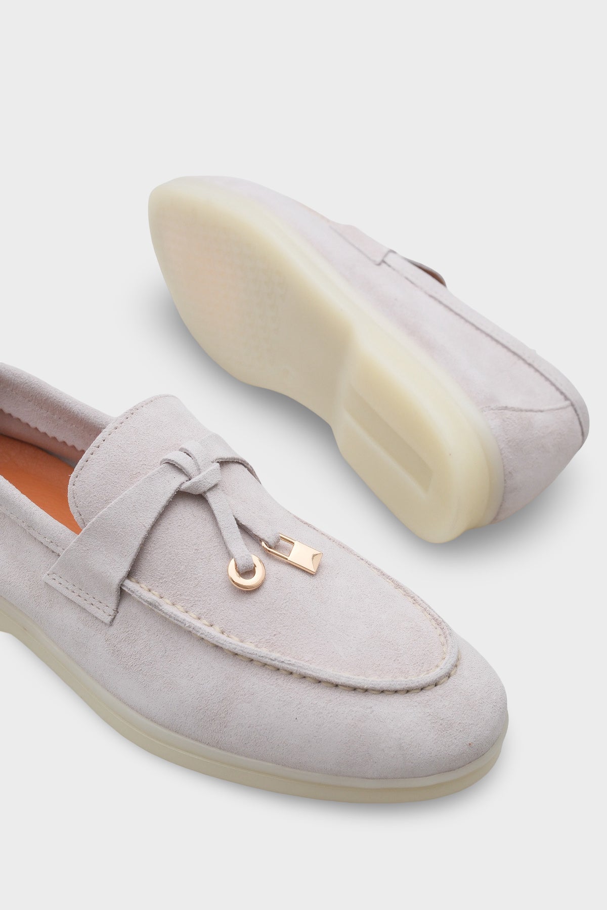 Vikki Hakiki Deri Kadın Loafer