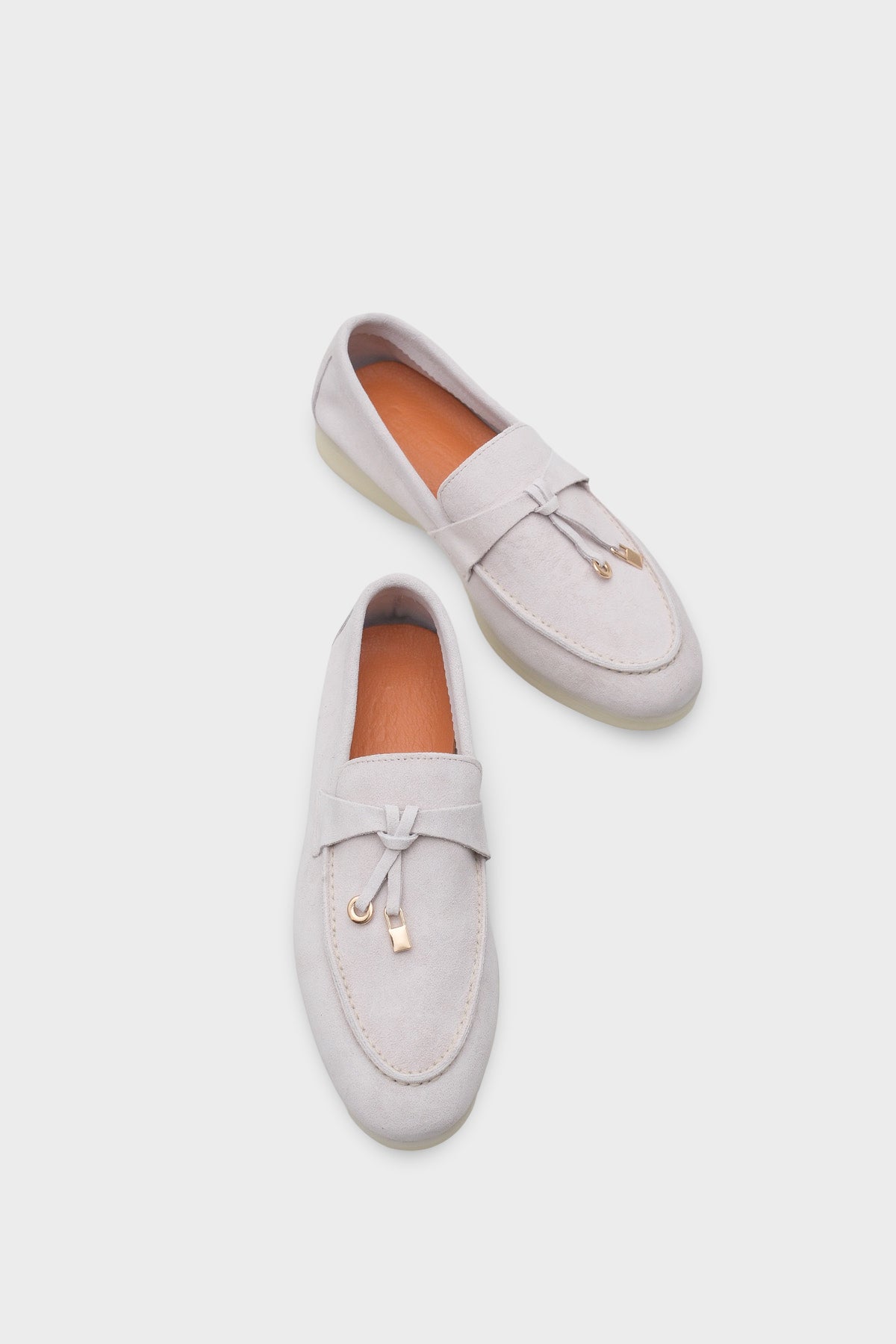 Vikki Hakiki Deri Kadın Loafer